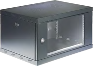 COFFRET 19   9U P450  HAUTEUR 473mm PORTE VITREE NOIR